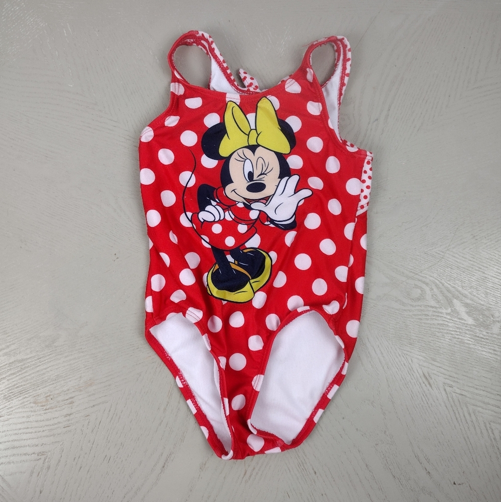 Red Polka Dot Minnie Mouse Swimsuit